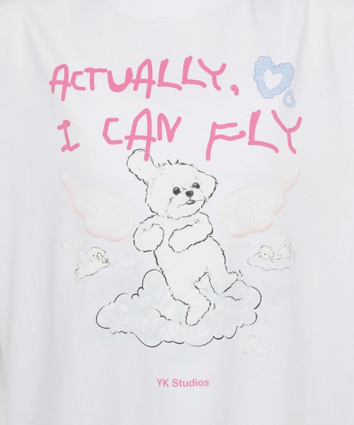 ★WAIKEI★ I Can Fly Short Sleeve T-shirt YKBE02TS05 MUSINSA公式 | WAI KEI I Can Fly Short Sleeve T-shirt
