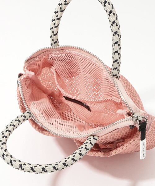 NOMADIS（ノマディス）の「NOMADIS HELMET MESH PETIT バッグ（ショルダーバッグ・レディース・ライトピンク/ホワイト・FREE）」の10枚目の写真