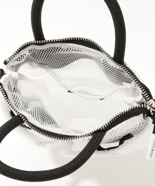 NOMADIS（ノマディス）の「NOMADIS HELMET MESH PETIT バッグ（ショルダーバッグ・レディース・ライトピンク/ホワイト・FREE）」の11枚目の写真
