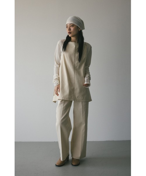 STYLEMIXER（スタイルミキサー）の「センタープレスワイドデニム（デニムパンツ・レディース・インディゴブルー/アイボリー・X-SMALL/SMALL/MEDIUM/LARGE）」の20枚目の写真