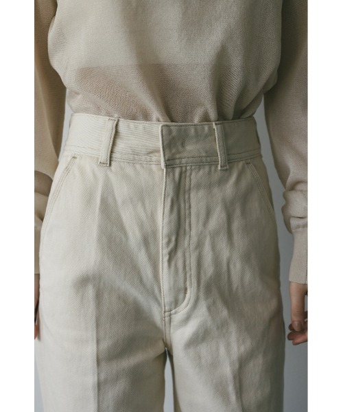 STYLEMIXER（スタイルミキサー）の「センタープレスワイドデニム（デニムパンツ・レディース・インディゴブルー/アイボリー・X-SMALL/SMALL/MEDIUM/LARGE）」の19枚目の写真