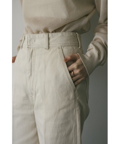 STYLEMIXER（スタイルミキサー）の「センタープレスワイドデニム（デニムパンツ・レディース・インディゴブルー/アイボリー・X-SMALL/SMALL/MEDIUM/LARGE）」の18枚目の写真