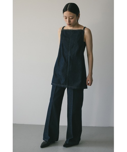 STYLEMIXER（スタイルミキサー）の「センタープレスワイドデニム（デニムパンツ・レディース・インディゴブルー/アイボリー・X-SMALL/SMALL/MEDIUM/LARGE）」の14枚目の写真