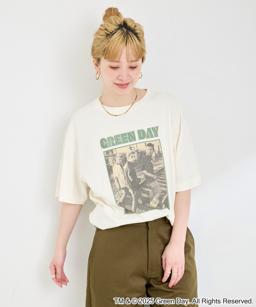 GOOD ROCK SPEED(グッドロックスピード)の「《追加》【WEB限定】GOOD ROCK SPEED/グッドロックスピード GREEN DAY ロックTEE(Tシャツ/カットソー・レディース・アイボリー・FREE)」の17枚目の写真