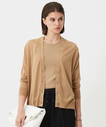 ICB シンセティックハイゲージ ロングカーディガン 9号　新品 セール】シンセティックハイゲージ ロングカーディガン