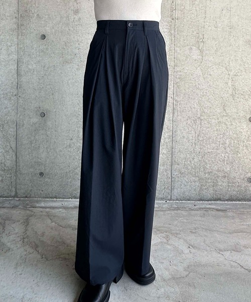 インボックスタックワイドパンツ（その他パンツ）｜マルチサイズ