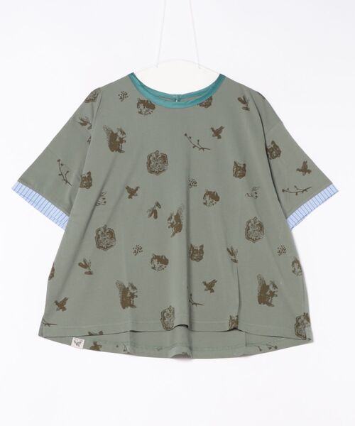 [15〜19号]SUPER HAKKA×庄島歩音「tiny lives」プリントTシャツ SUPER HAKKA×庄島歩音「tiny lives」プリントTシャツ（Tシャツ