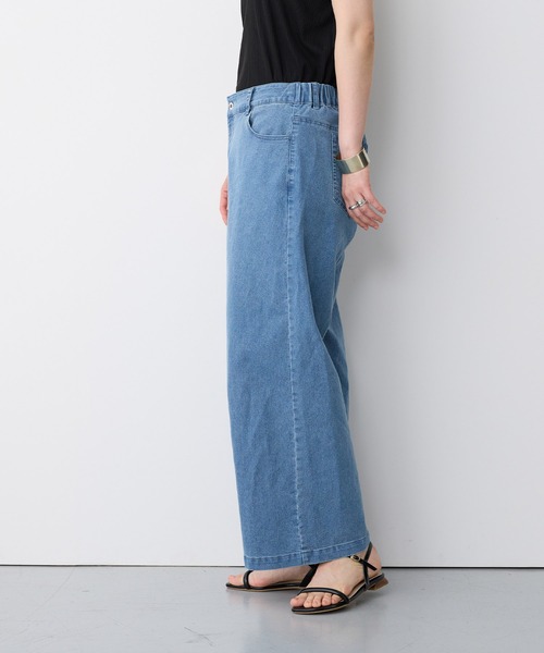 anyfee(エニフィー)の「【anyfee/プラスサイズ】美脚シルエットストレートデニムパンツ(デニムパンツ・レディース・サックスブルー・LL/3L/4L/5L)」の10枚目の写真