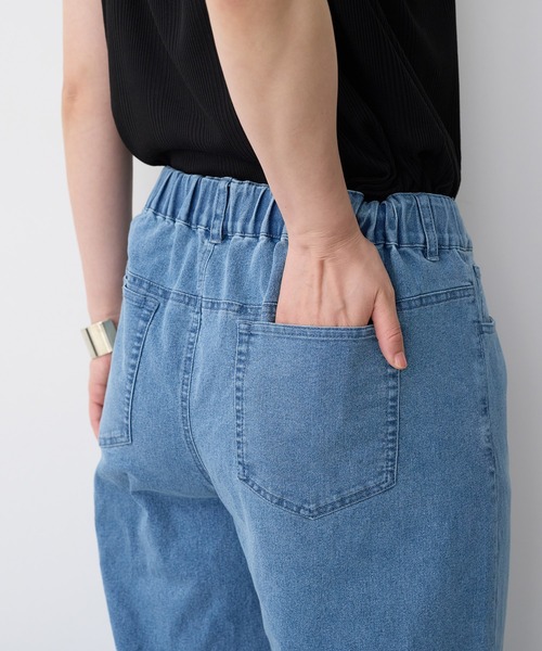anyfee(エニフィー)の「【anyfee/プラスサイズ】美脚シルエットストレートデニムパンツ(デニムパンツ・レディース・サックスブルー・LL/3L/4L/5L)」の13枚目の写真