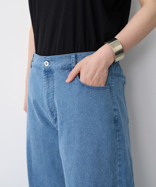 anyfee(エニフィー)の「【anyfee/プラスサイズ】美脚シルエットストレートデニムパンツ(デニムパンツ・レディース・サックスブルー・LL/3L/4L/5L)」の15枚目の写真
