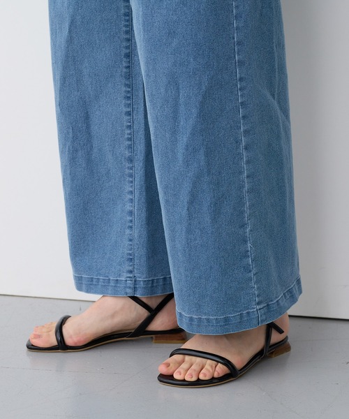 anyfee(エニフィー)の「【anyfee/プラスサイズ】美脚シルエットストレートデニムパンツ(デニムパンツ・レディース・サックスブルー・LL/3L/4L/5L)」の16枚目の写真