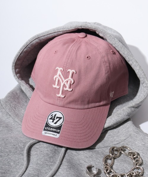 '47（フォーティーセブン）の「MLB公認 ’47BRAND Ballpark CLEAN UP CAP クリーナップキャップ BBCAP（キャップ・メンズ・ネイビー/モーブ系2/モーブ系/モーブ系1/ネイビー系・FREE）」の4枚目の写真