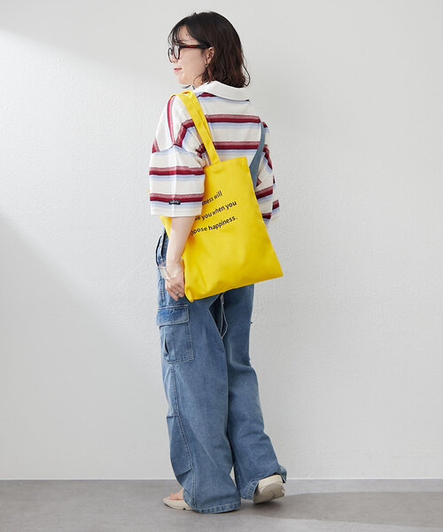 NUNIFE（ユニフィー）の「【ユニセックス】マルチボーダーポロトップス（Tシャツ/カットソー・レディース・ホワイト系その他/グリーン系その他/ブラック系その他・FREE）」の13枚目の写真