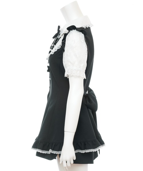 裾フリルレースヨークセットアップ（セットアップ）｜Secret Honey