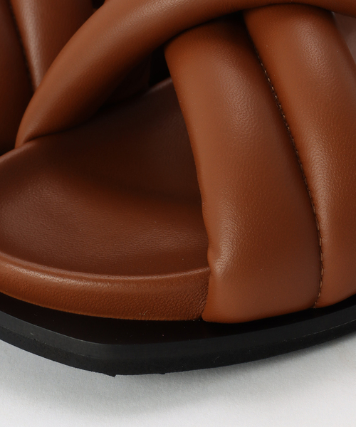 Noble（ノーブル）の「GIULIA TADDEUCCI/ジュリアタデウチ クロスパッファーサンダル（サンダル・レディース・キャメル・36/37/38/39）」の10枚目の写真