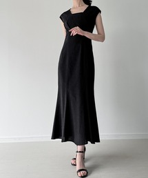 JUNOAH（ジュノア）の「リネンライクノースリーブワンピース（ワンピース）」