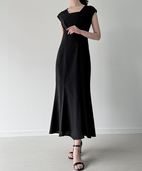 セール】リネンライクノースリーブワンピース（ワンピース）｜JUNOAH