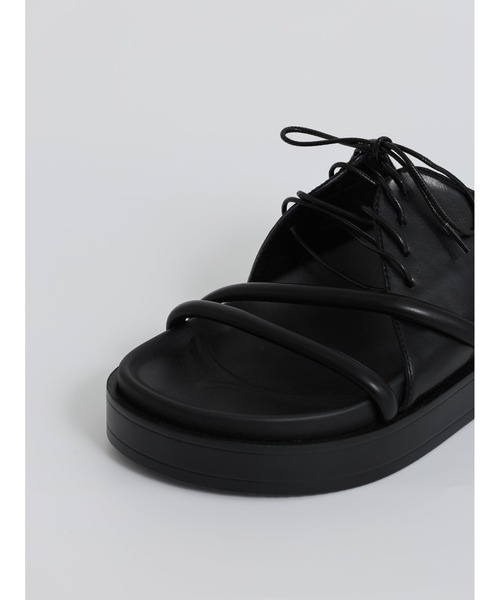 Bella lume（ベッラルーメ）の「【NK】【it】【Bella Lume(ベッラルーメ)】アーバンサンダル（サンダル・レディース・ブラック・SMALL/MEDIUM/LARGE）」の9枚目の写真