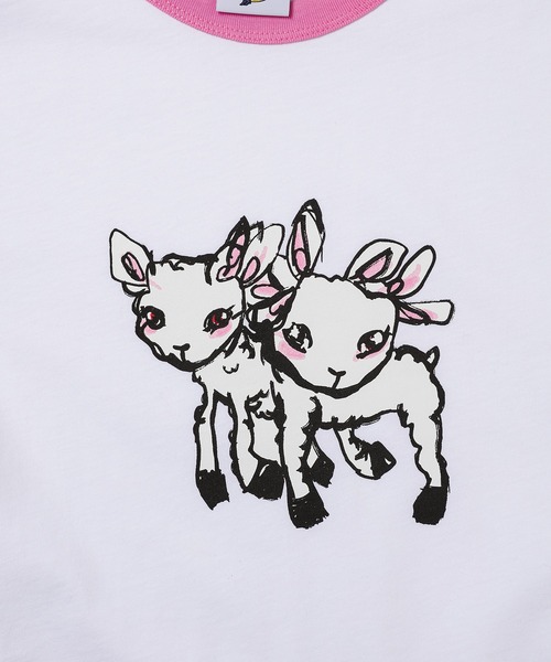 ERI PRINT BABY TEE KNIT（Tシャツ/カットソー）｜Sky High Farm