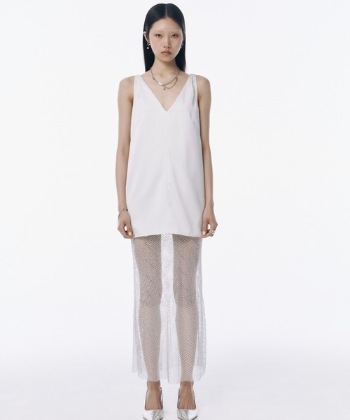 JOSE MOONジョゼムーンOYSTER ART TOPS セール】JOSEMOON LOGO OVER TSHIRT with PEARL/ジョゼムーン