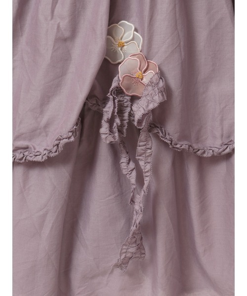 PINK HOUSE（ピンクハウス）の「パンジーレース使いキャミソールワンピース（ワンピース・レディース・ミント/ラベンダー/ホワイト/ブラック・フリー）」の5枚目の写真