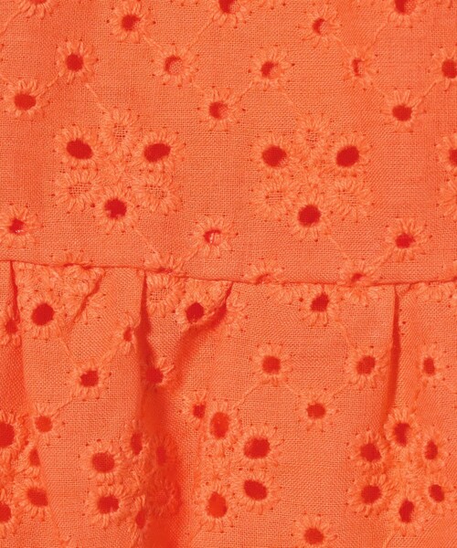 green label relaxing（グリーンレーベルリラクシング）の「ローンレース ティアードスカート / キッズ  140cm-160cm（スカート・キッズ・ロイヤルブルー/オレンジ・160cm/150cm/140cm）」の21枚目の写真