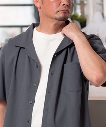 BAYBLO（ベイブロ）の「(SA) テックリネン 無地 半袖 シャツ（シャツ/ブラウス）」