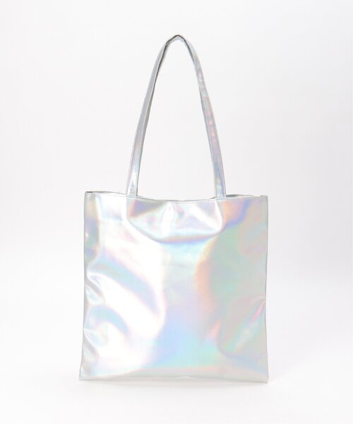 VENCEEXCHANGE（ヴァンスエクスチェンジ）の「メタリックA4フラットトートバッグ（トートバッグ・レディース・ブラック/シルバー/その他1/その他2・FREE）」の9枚目の写真