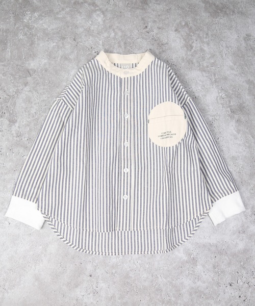 DILASH(ディラッシュ)の「スタンド襟シャツ(シャツ/ブラウス・キッズ・ブラック/ネイビー・130/120/110/100/90/80/140)」の8枚目の写真