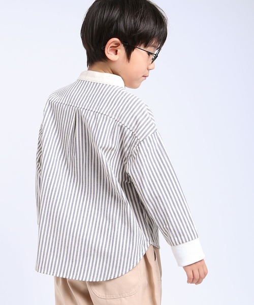 DILASH(ディラッシュ)の「スタンド襟シャツ(シャツ/ブラウス・キッズ・ブラック/ネイビー・130/120/110/100/90/80/140)」の6枚目の写真