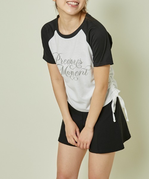 GORGE（ゴージ）の「《ラメロゴ×ドロスト》レディース 半袖Tシャツ サイドギャザー 着映えトップス 春夏秋（Tシャツ/カットソー・レディース・オフホワイト/オートミール/その他1・F）」の19枚目の写真