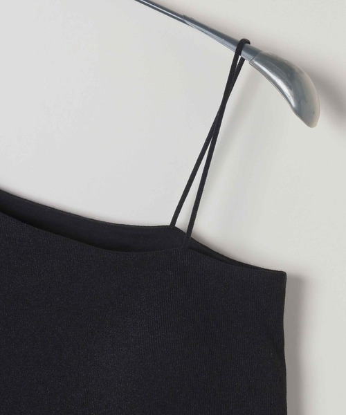 JEANASIS(ジーナシス)の「チビラメワンショルダータンク/572624(タンクトップ・レディース・ホワイト/ブラック/グレー・FREE)」の9枚目の写真