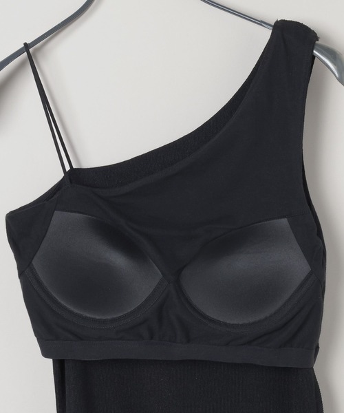 JEANASIS(ジーナシス)の「チビラメワンショルダータンク/572624(タンクトップ・レディース・ホワイト/ブラック/グレー・FREE)」の12枚目の写真