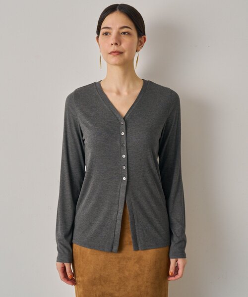 tシャツ チャームVカットカーデ レディース チャームVカットカーデ（Tシャツ/カットソー）｜LOUNGEDRESS