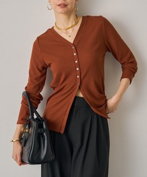 LOUNGEDRESS（ラウンジドレス）の「チャームVカットカーデ（Tシャツ/カットソー）」