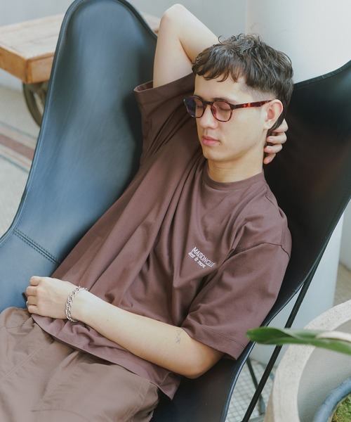 SETUP7(セットアップセブン)の「【SETUP7】One Point Embroidery Tee KKP/ ワンポイント刺繍Tシャツ(Tシャツ/カットソー・メンズ・ブルー/グレー/ブラック/ホワイト/ブラウン・M/L)」の4枚目の写真