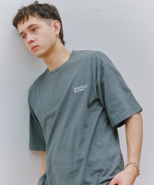 SETUP7(セットアップセブン)の「【SETUP7】One Point Embroidery Tee KKP/ ワンポイント刺繍Tシャツ(Tシャツ/カットソー・メンズ・ブルー/グレー/ブラック/ホワイト/ブラウン・M/L)」の3枚目の写真