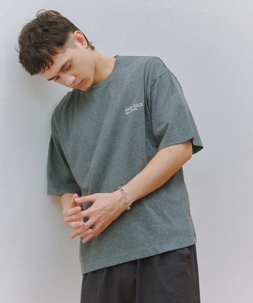 SETUP7(セットアップセブン)の「【SETUP7】One Point Embroidery Tee KKP/ ワンポイント刺繍Tシャツ(Tシャツ/カットソー・メンズ・ブルー/グレー/ブラック/ホワイト/ブラウン・M/L)」の15枚目の写真