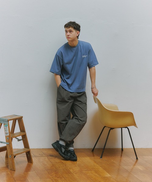 SETUP7(セットアップセブン)の「【SETUP7】One Point Embroidery Tee KKP/ ワンポイント刺繍Tシャツ(Tシャツ/カットソー・メンズ・ブルー/グレー/ブラック/ホワイト/ブラウン・M/L)」の11枚目の写真
