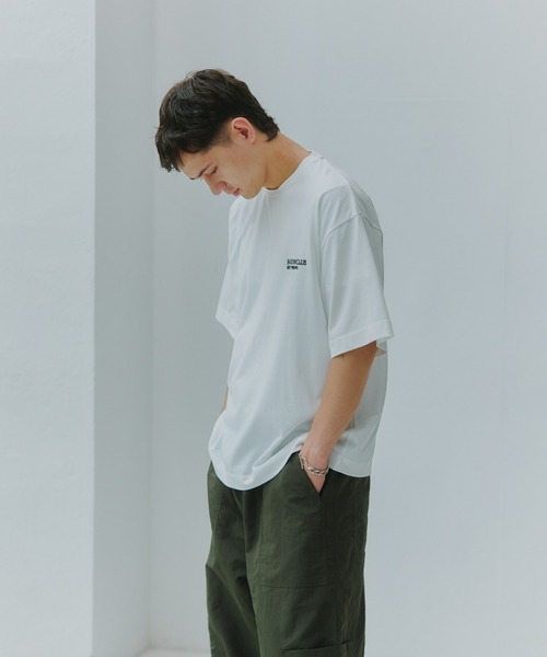 SETUP7(セットアップセブン)の「【SETUP7】One Point Embroidery Tee KKP/ ワンポイント刺繍Tシャツ(Tシャツ/カットソー・メンズ・ブルー/グレー/ブラック/ホワイト/ブラウン・M/L)」の12枚目の写真