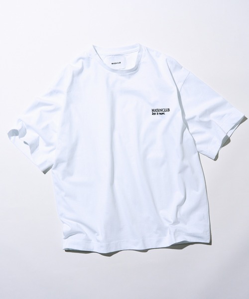 SETUP7(セットアップセブン)の「【SETUP7】One Point Embroidery Tee KKP/ ワンポイント刺繍Tシャツ(Tシャツ/カットソー・メンズ・ブルー/グレー/ブラック/ホワイト/ブラウン・M/L)」の22枚目の写真