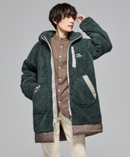 軽い・暖かい】シャギーボアロングフードJK（その他アウター）｜KRIFF