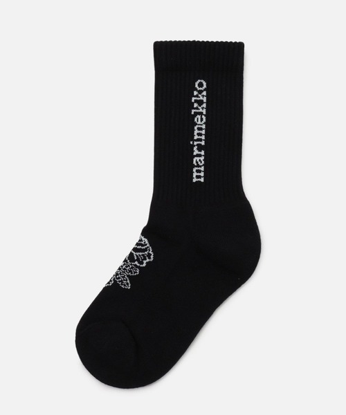 marimekko(マリメッコ)の「【kioski】 Puikea Vihki Logo / socks(ソックス/靴下・レディース・ブラック・40/37/34)」の2枚目の写真