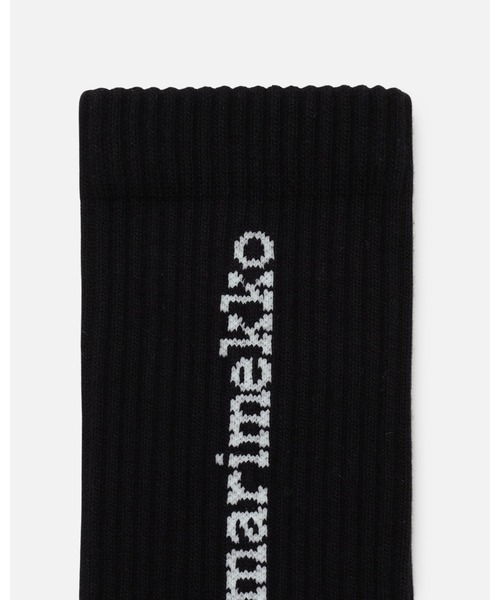marimekko(マリメッコ)の「【kioski】 Puikea Vihki Logo / socks(ソックス/靴下・レディース・ブラック・40/37/34)」の4枚目の写真
