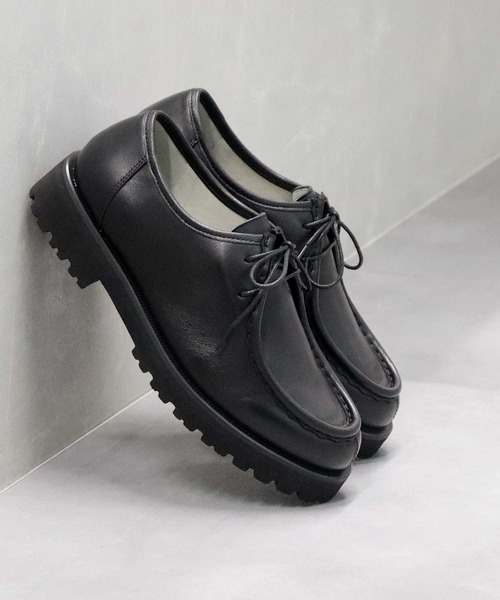 glabella(グラベラ)の「厚底 本革 カウレザー チロリアン シューズ モカシン ドレスシューズ(ドレスシューズ・メンズ・ブラック・L/M/S)」の11枚目の写真