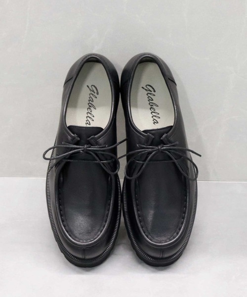 glabella(グラベラ)の「厚底 本革 カウレザー チロリアン シューズ モカシン ドレスシューズ(ドレスシューズ・メンズ・ブラック・L/M/S)」の10枚目の写真