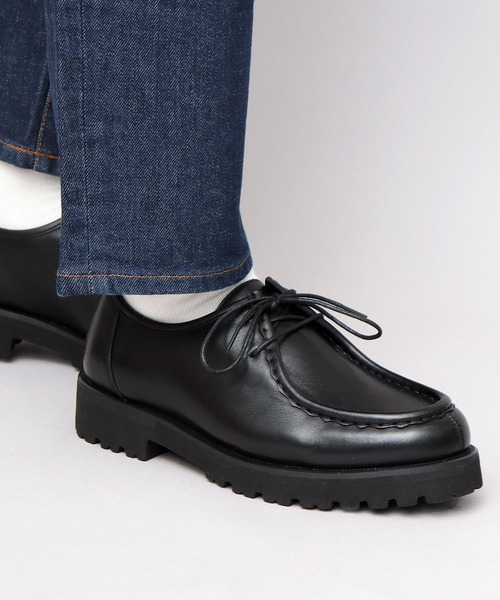 Lui's Vibram チロリアンシューズ カウレザー ブラック Lui's（ルイス）の「vibram チロリアンシューズ（その他シューズ