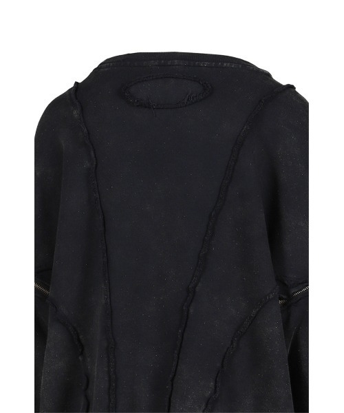VIVAMUS（ヴィヴァムス）の「SPLIT SWEAT CREWNECK（スウェット・レディース・ブラック・OS）」の9枚目の写真