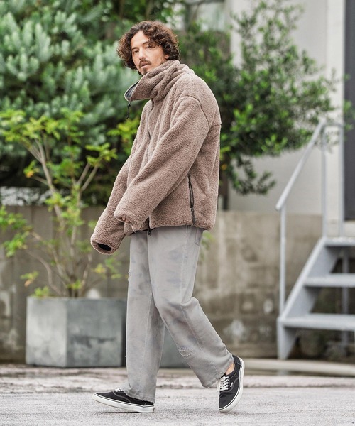CAMBIO(カンビオ)の「mp13858-Uneven Dyeing Sweat Wide Straight Pants スウェットパンツ(スウェットパンツ・メンズ・マルチ・S/M/L)」の10枚目の写真