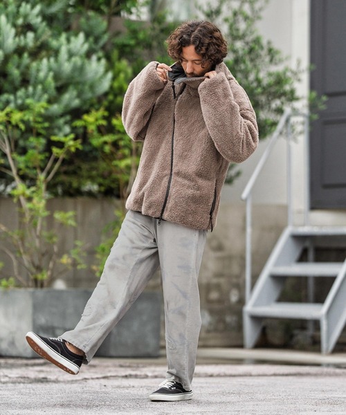 CAMBIO(カンビオ)の「mp13858-Uneven Dyeing Sweat Wide Straight Pants スウェットパンツ(スウェットパンツ・メンズ・マルチ・S/M/L)」の12枚目の写真